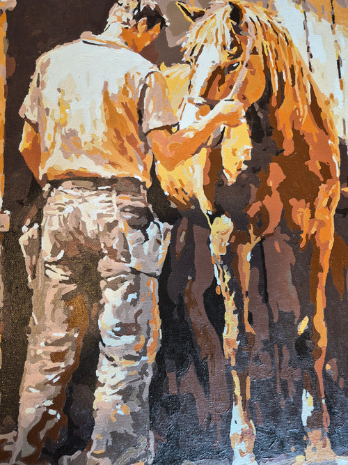 Gentleman with his Horse