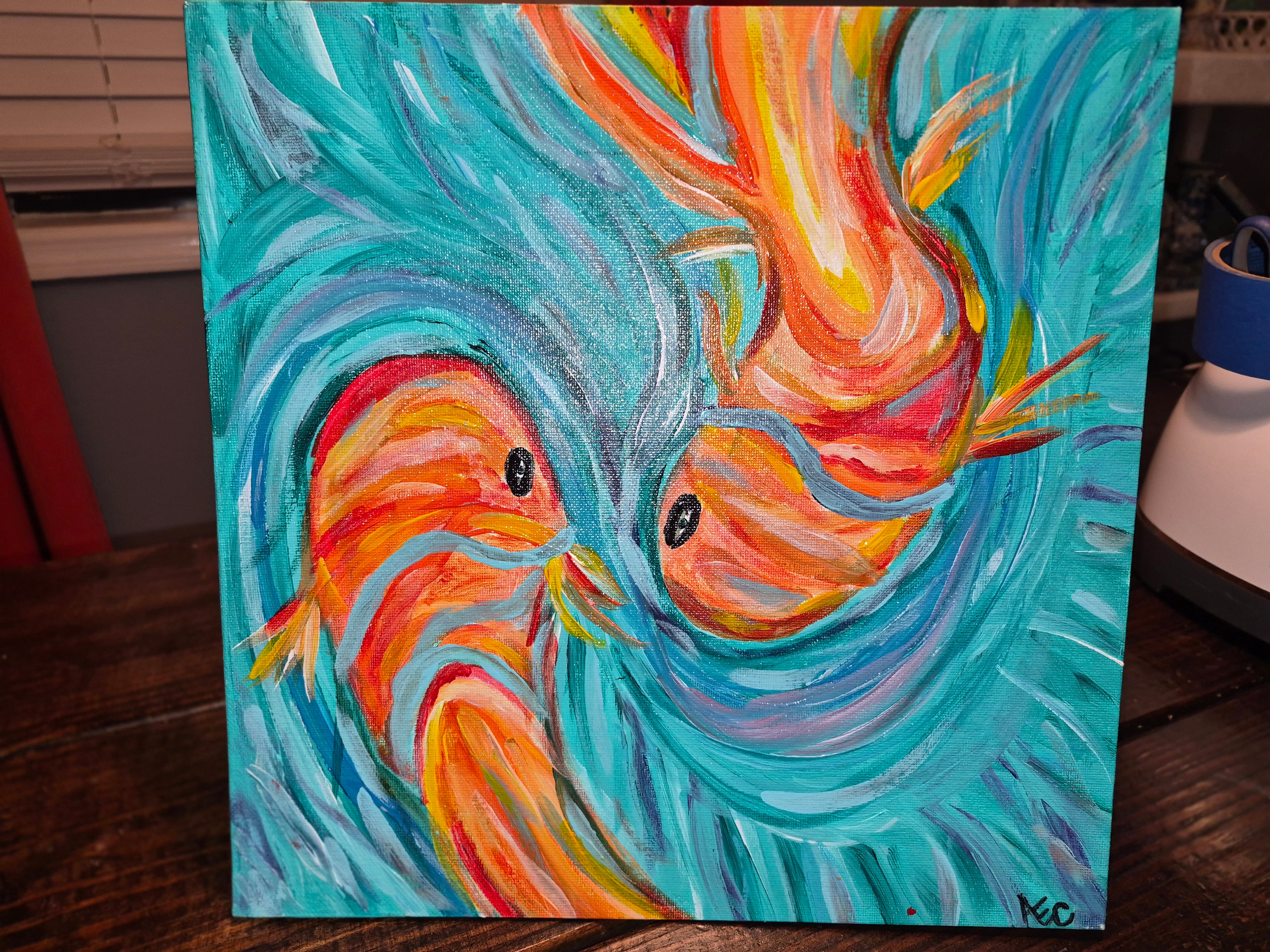 Vibrant Koi Fish